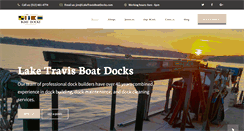 Desktop Screenshot of laketravisboatdocks.com