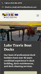 Mobile Screenshot of laketravisboatdocks.com